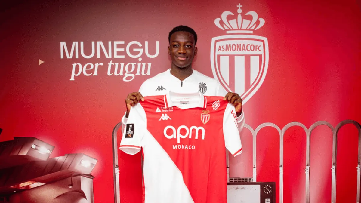 Samuel Nibombe renova contrato com Monaco. Foto: Divulgação/asmonaco.com