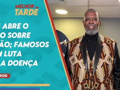 Melhor da Tarde ao vivo: Péricles emociona ao falar sobre depressão