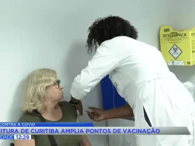Curitiba amplia pontos de vacinação contra a covid-19