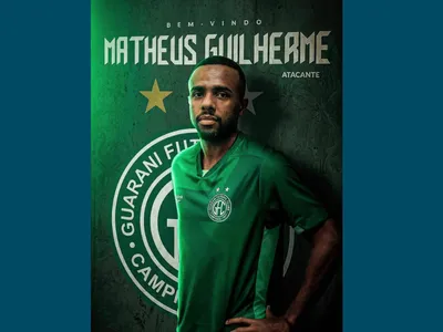 Guarani anuncia a contratação do atacante Matheus Guilherme, ex-Capivariano