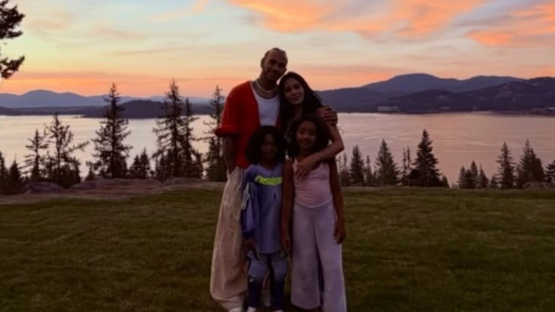 Lewis Hamilton com Kim Kardashian