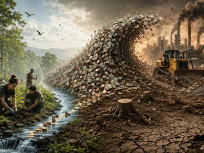 Para cada dólar que protege a natureza, trinta financiam sua destruição