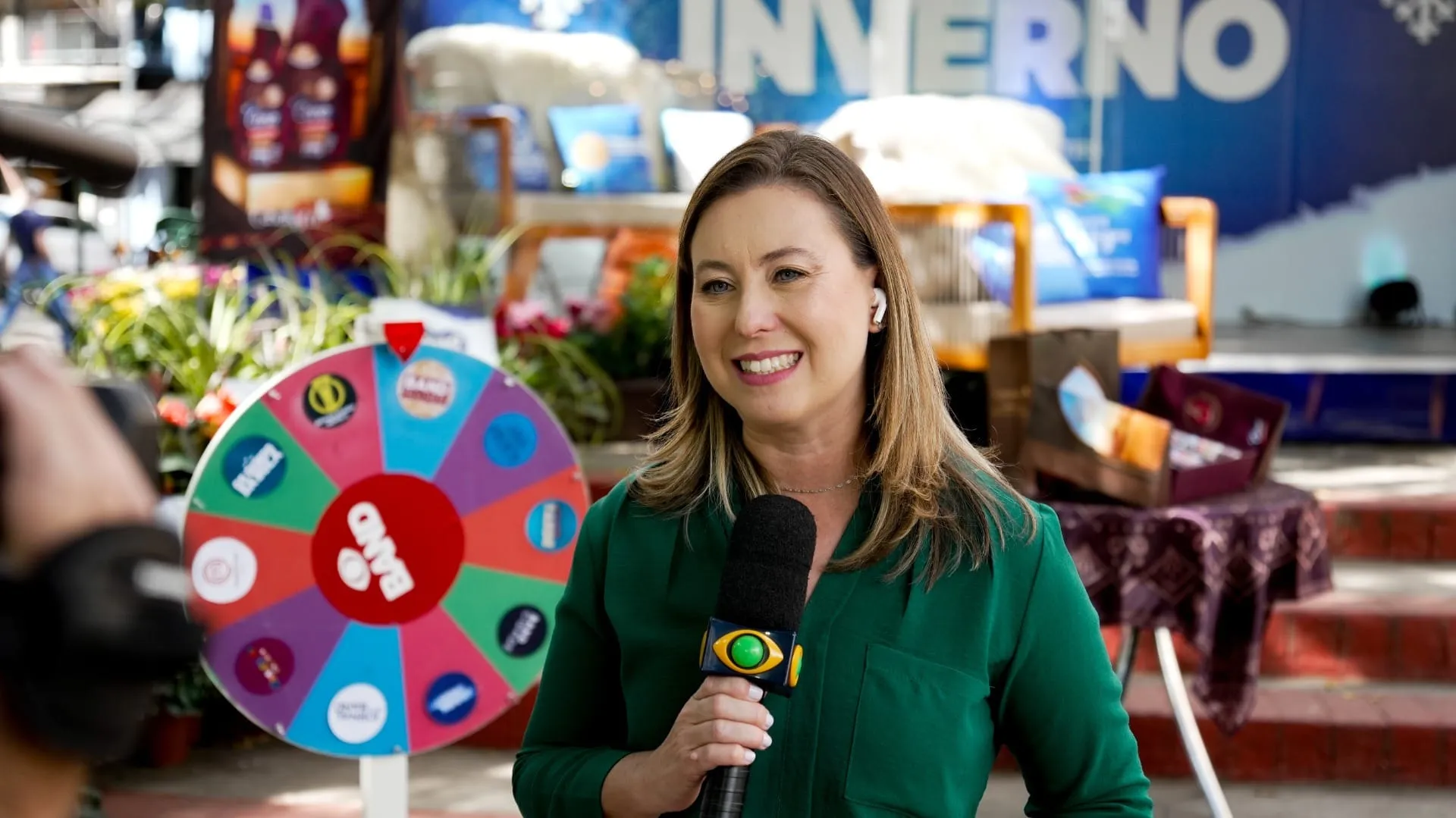 Equipe de jornalismo realiza cobertura do evento