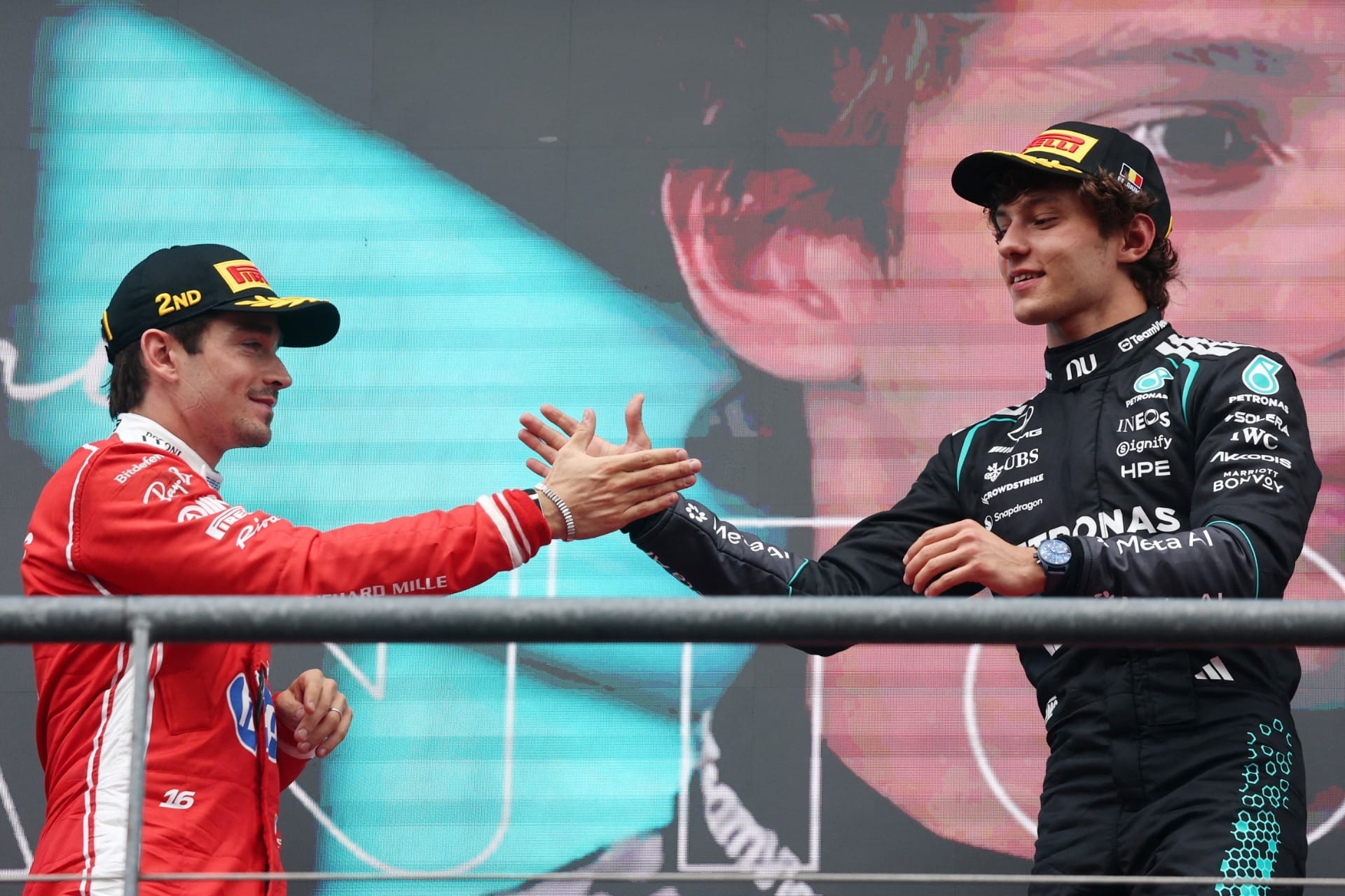 Leclerc comemora 2ª posição, mas acredita que poderia ter vencido em Spa