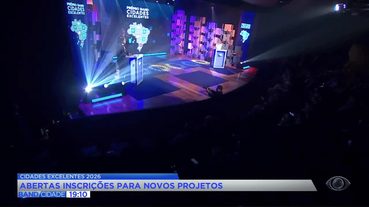 Prêmio Band Cidades Excelentes recebe inscrições no Paraná
