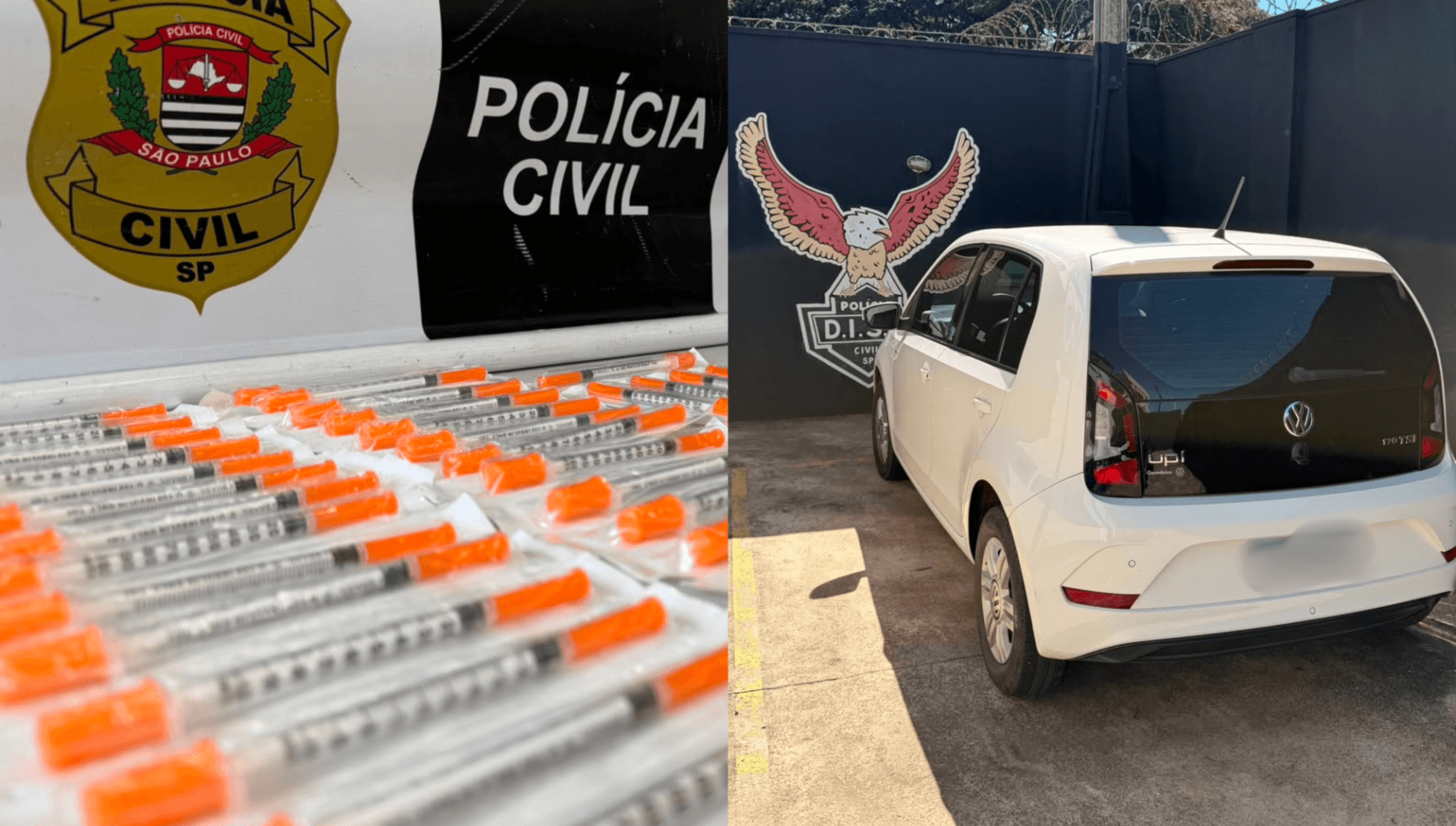 Carro que a suspeita dirigia também foi apreendido