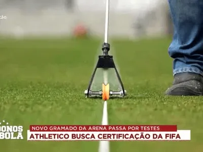 Arena da Baixada testa novo gramado sintético para selo da Fifa