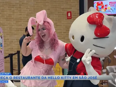 Restaurante da Hello Kitty reúne fãs e leva experiência japonesa a São José