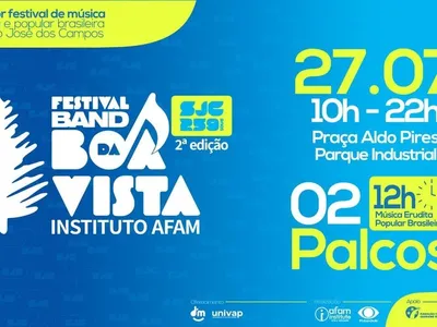 São José dos Campos recebe Festival da Boa Vista com programação gratuita