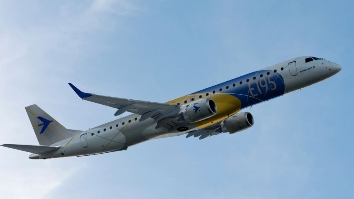 Avião E195-E2 da Embraer