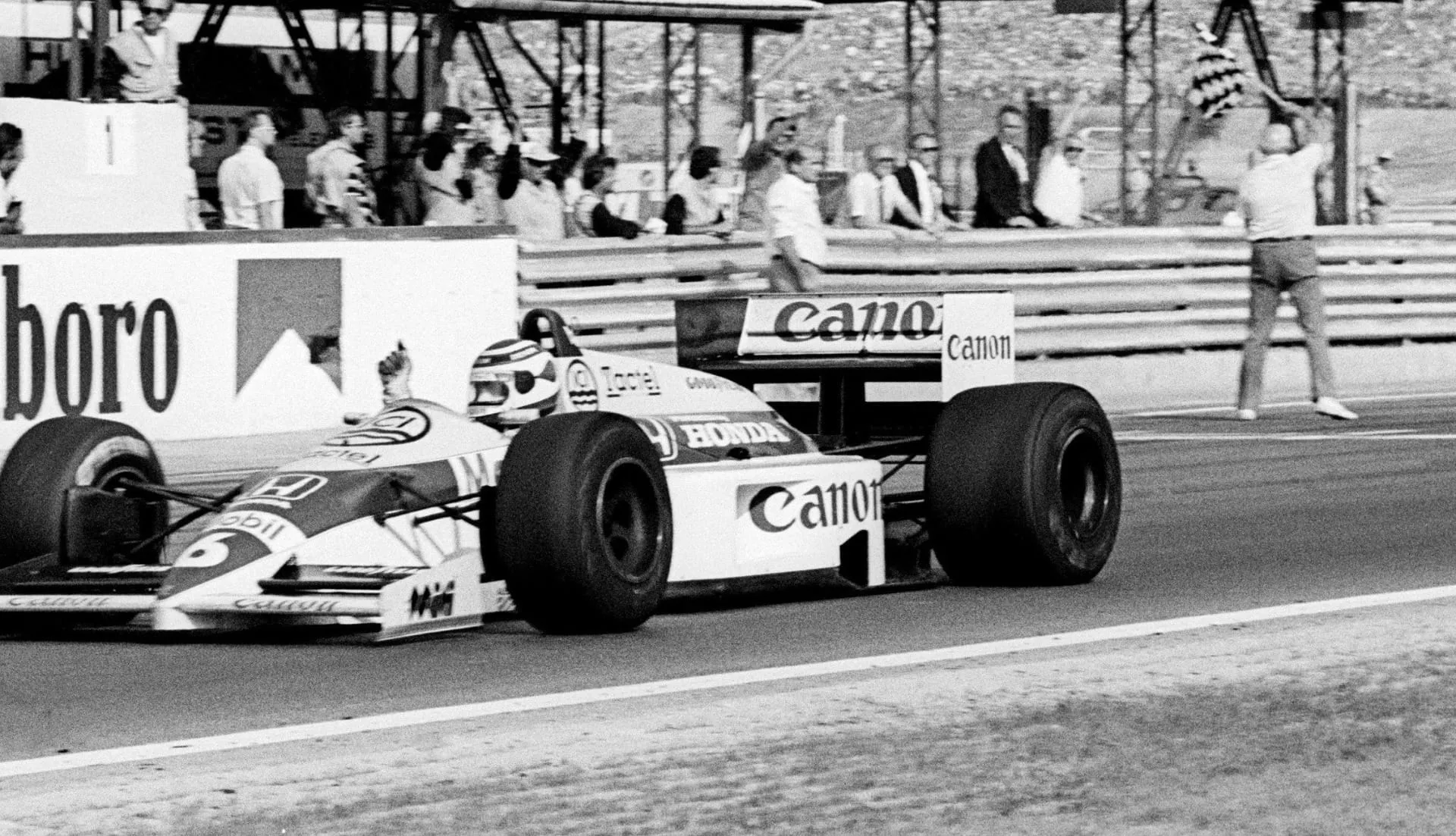Piquet vence o Grande Prêmio da Hungria de 1986 - Crédito: X