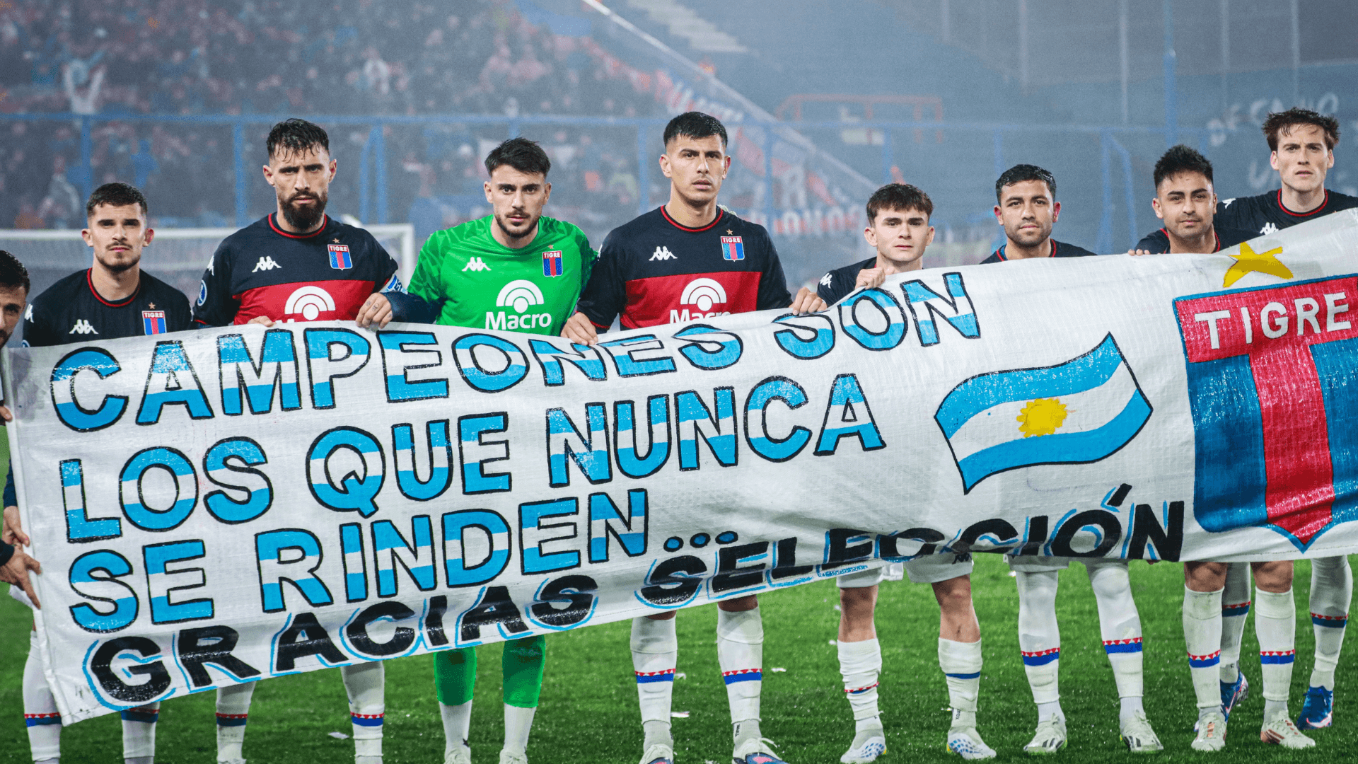 Tigre homenageia Argentina após vice na Copa do Mundo I Foto: X/@catigreoficial