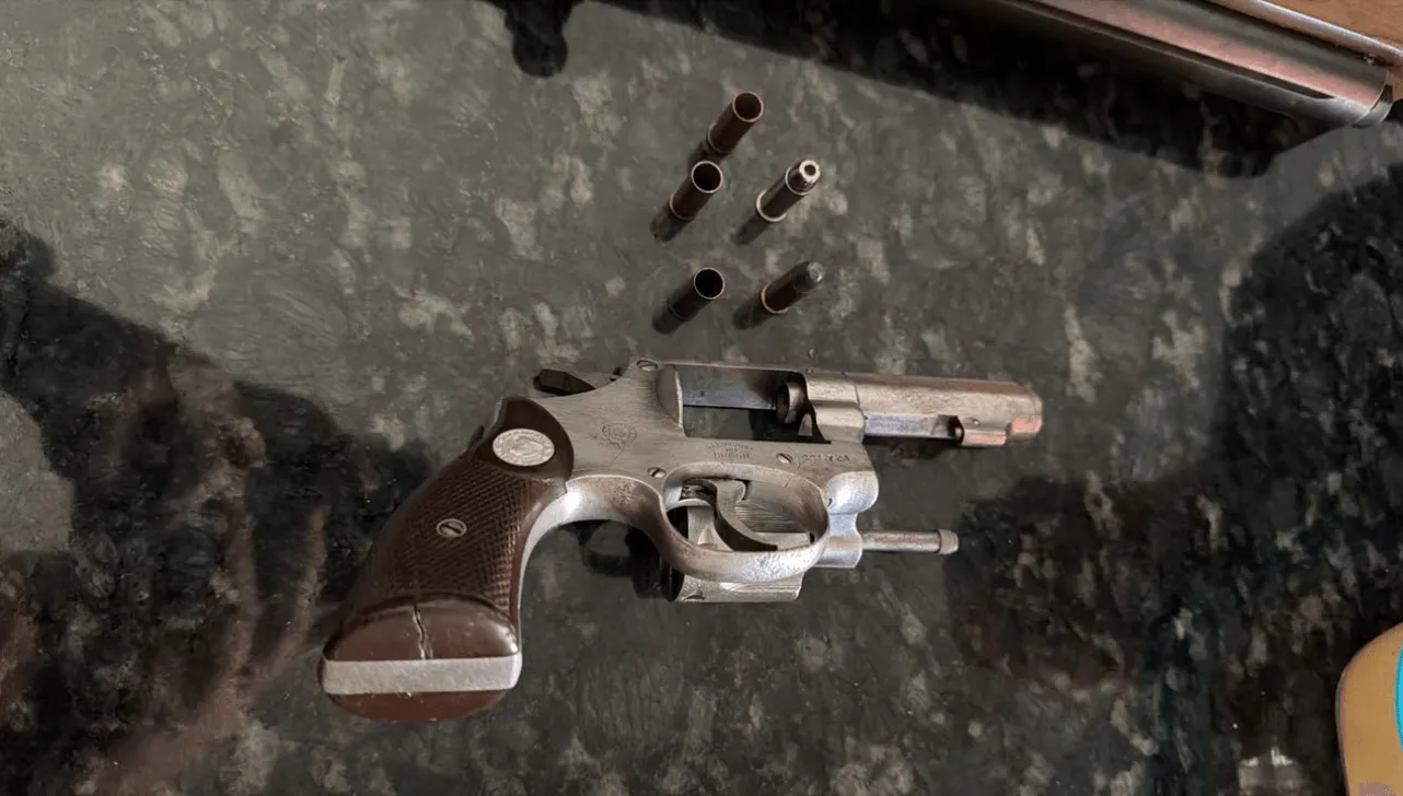 Uma arma foi apreendida