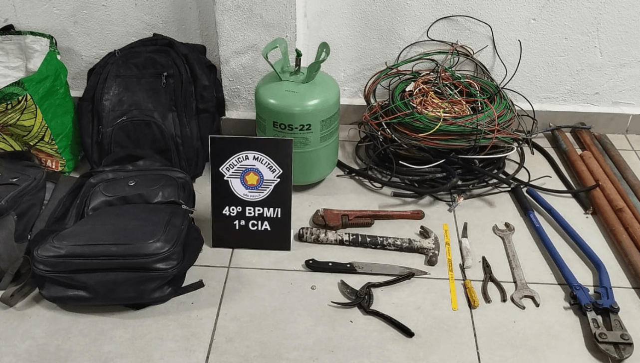 Grupo é preso em flagrante por furto de fios de cobre em Jundiaí