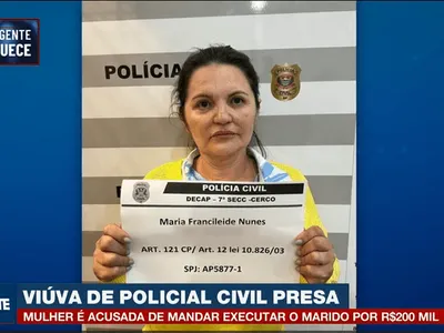 Viúva de policial assassinado é presa sob suspeita de ser mandante do crime