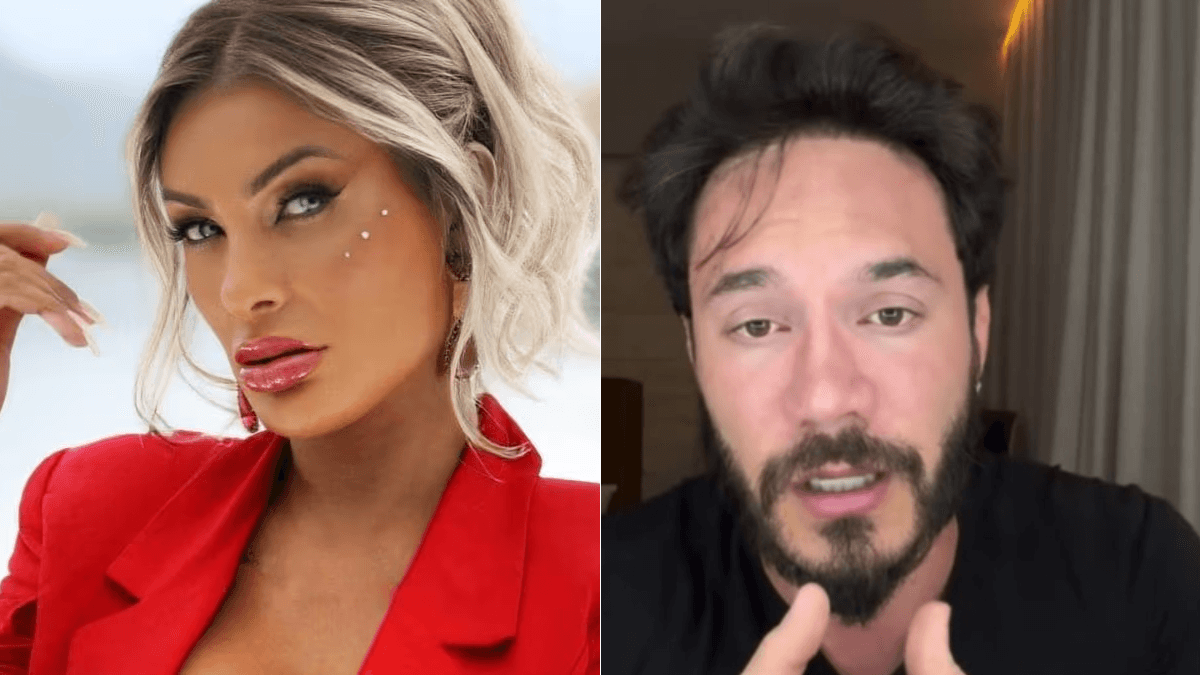 Andressa Urach rebate Eliezer sobre pornografia: "Botar culpa nas mulheres"