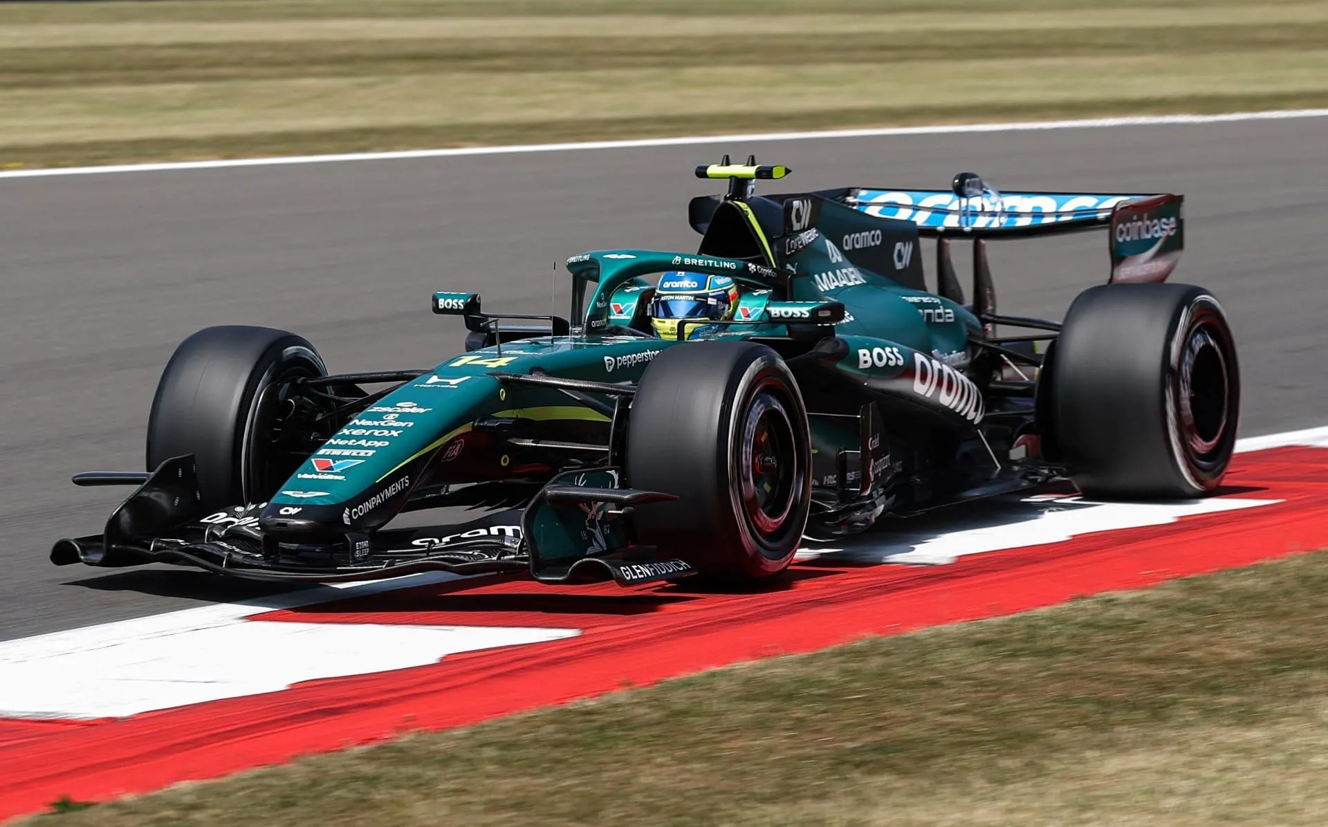 Fernando Alonso no GP da Inglaterra