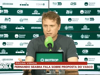 Seabra revela por que recusou o Vasco e permaneceu no Coritiba