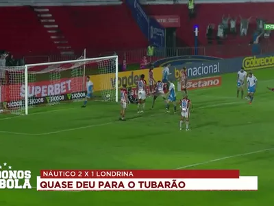 Sob chuva, Londrina perde para o Náutico e fica perto do Z-4