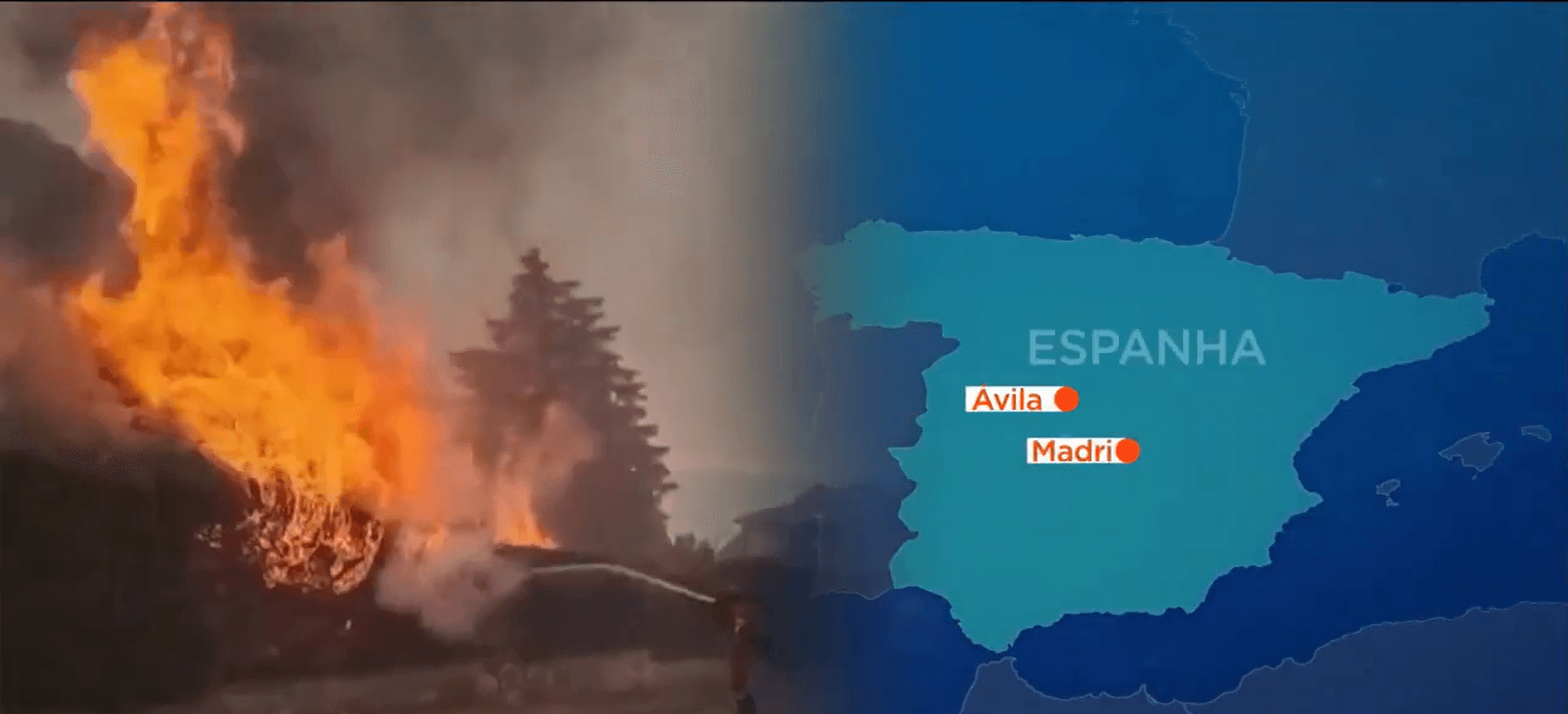 Onda de calor e incêndios florestais causam pânico na Europa e África