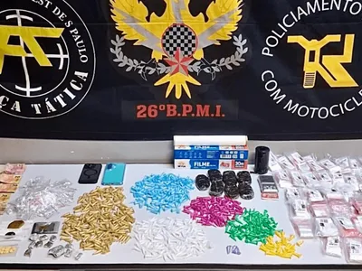 Polícia Militar prende casal e apreende 866 porções de drogas em Mogi Guaçu