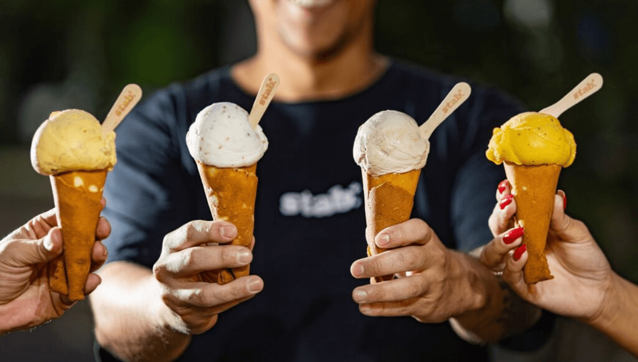 Público poderá degustar diferentes sabores de sorvetes