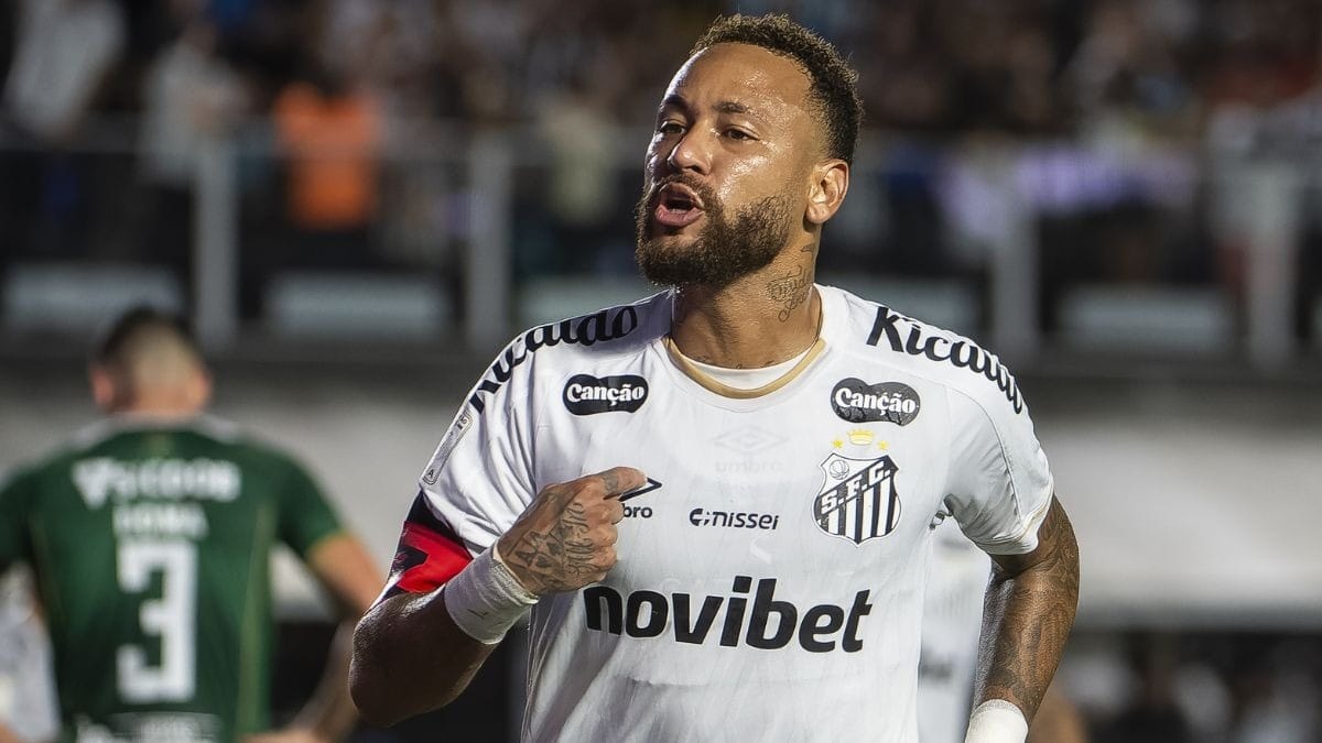Neymar faz dois, mas o Santos só empata com a Chapecoense