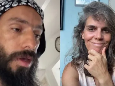 Ex-marido da filha de Ana Maria Braga chora ao falar sobre medida protetiva