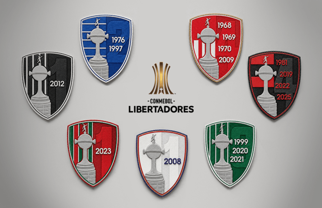 Conmebol revela novos patches aos campeões da Libertadores nas 8ªs; confira