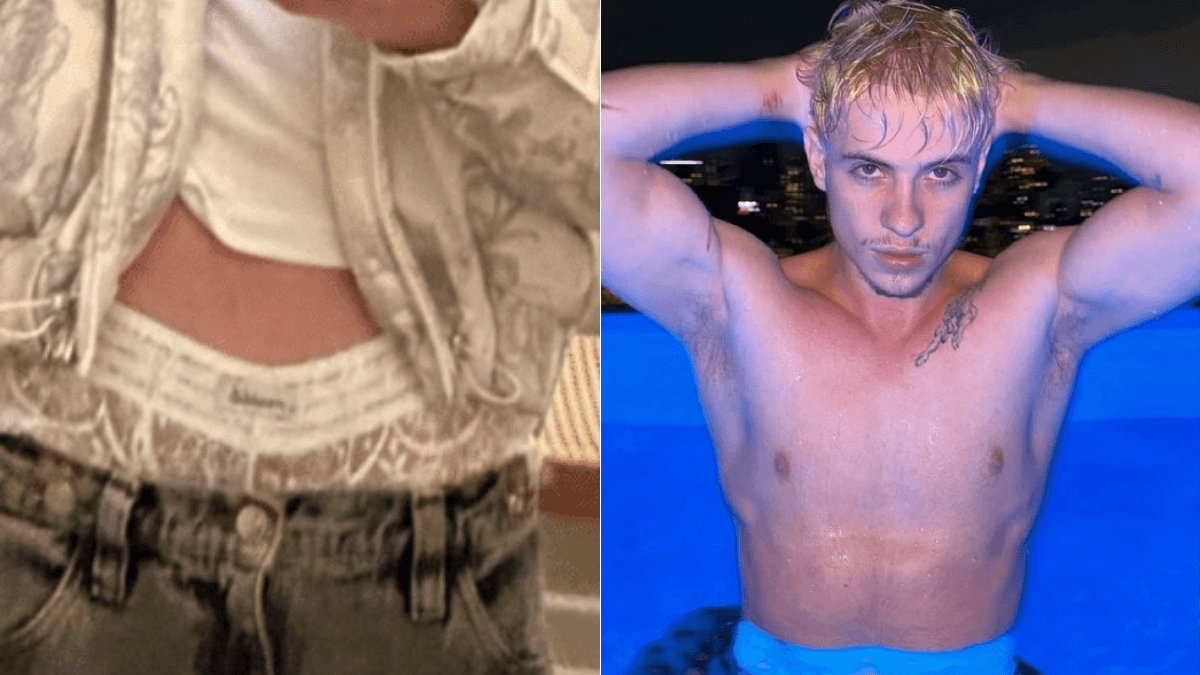 Juliano Floss recebe deboche por usar cueca de renda; Jonas Sulzbach reage