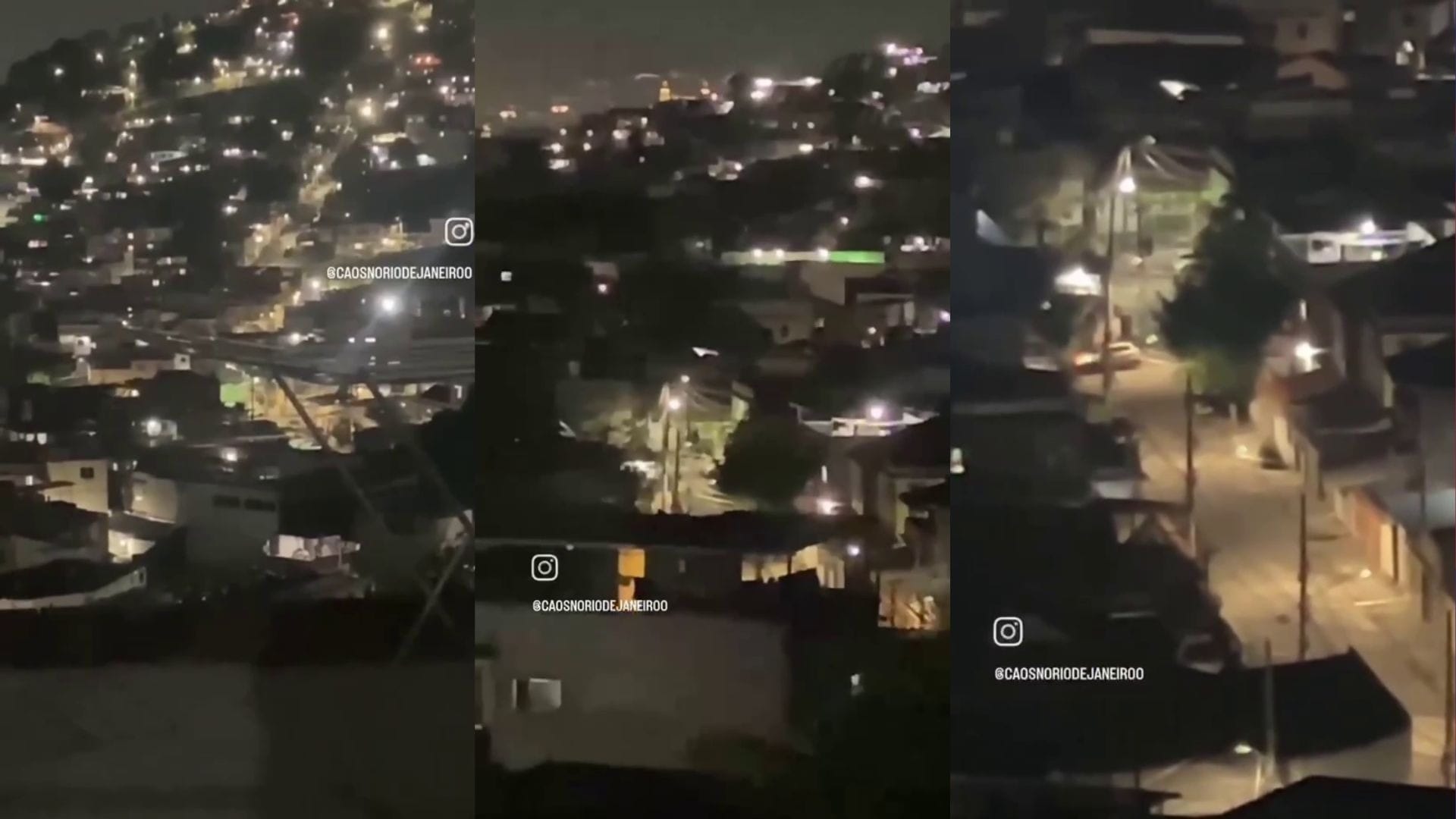Bandidos são flagrados em ruas do Morro do Adeus; tiroteio deixou um ferido