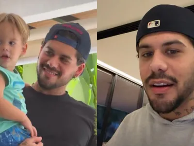 Zé Felipe é criticado após incentivar filho a falar 'pau nas meninas'