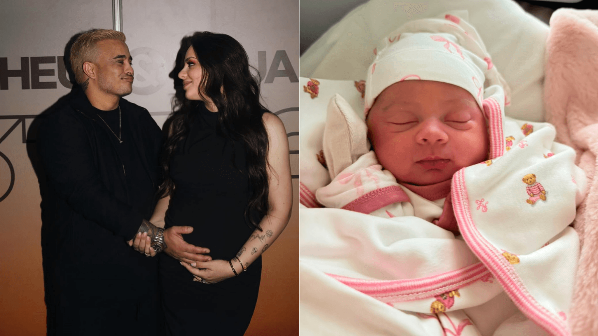 Nasce Aurora, quarta filha do cantor Kauan, da dupla com Matheus