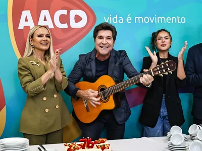 Eliana, Maísa e Daniel celebram 76 anos da AACD em São Paulo; veja fotos