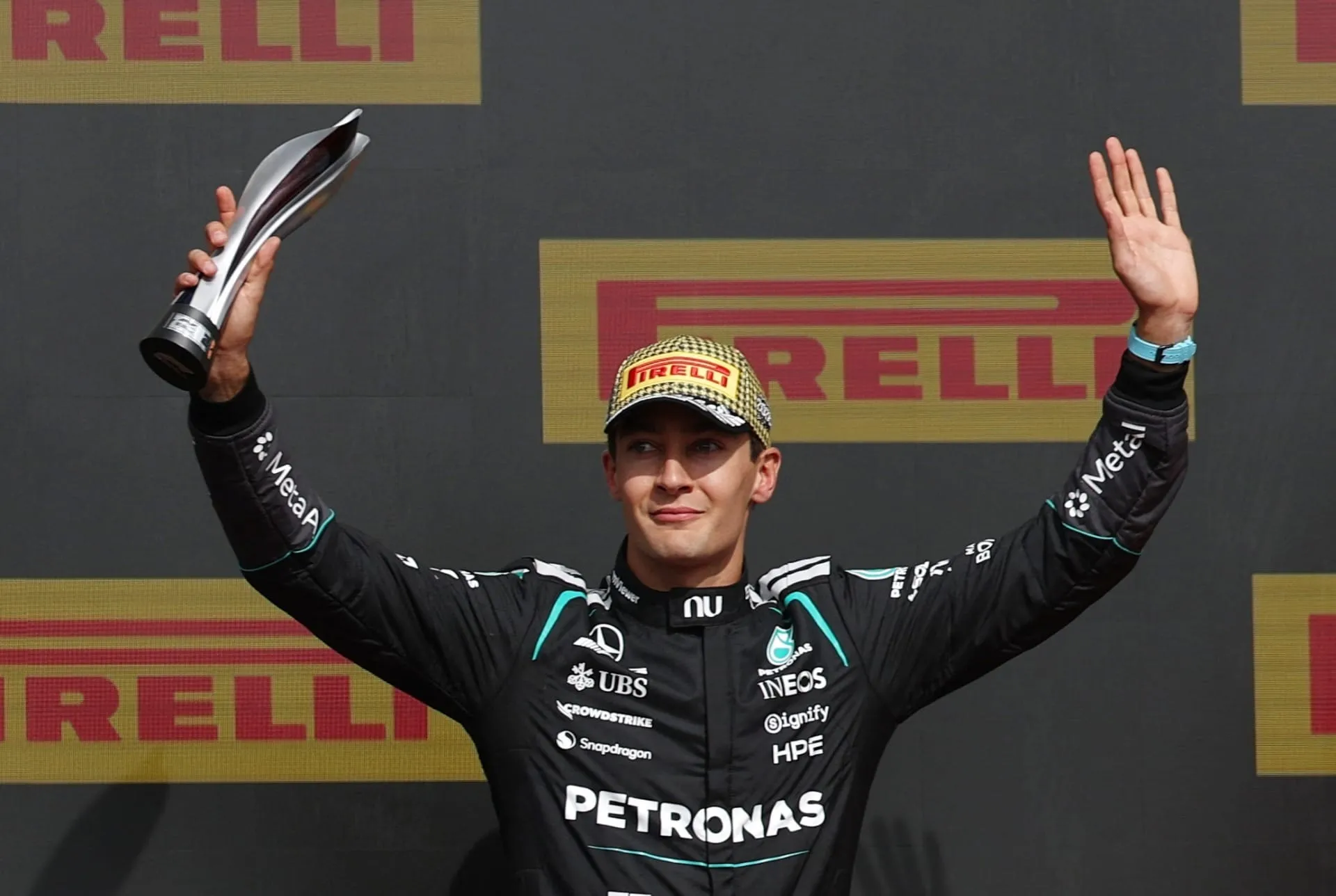 George Russell ocupa a 3ª posição no campeonato de pilotos