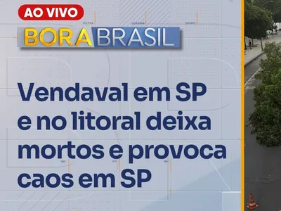 Bora Brasil AO VIVO traz cobertura do vendaval que deixou mortos em SP