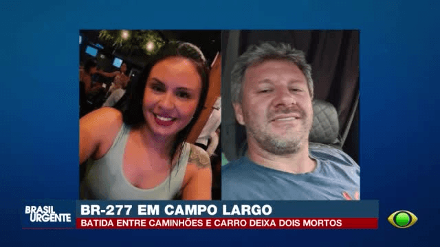 Quem eram vítimas de acidente com caminhões na BR-277, em Campo Largo