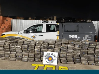 Polícia apreende mais de duas toneladas de maconha em Itu