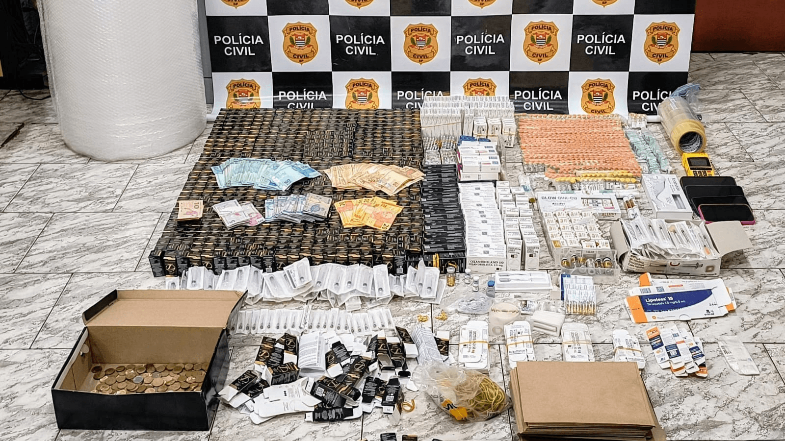 PC prende casal suspeito de comercializar anabolizantes e medicamentos - QTU Questões do Universo