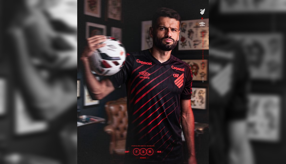 Umbro lança terceiro uniforme do Athletico para 2026 - QTU Questões do Universo
