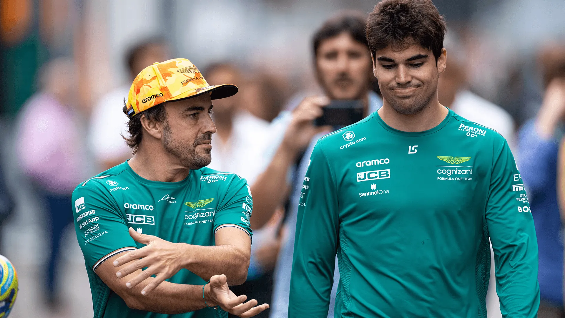 Fernando Alonso e Lance Stroll
