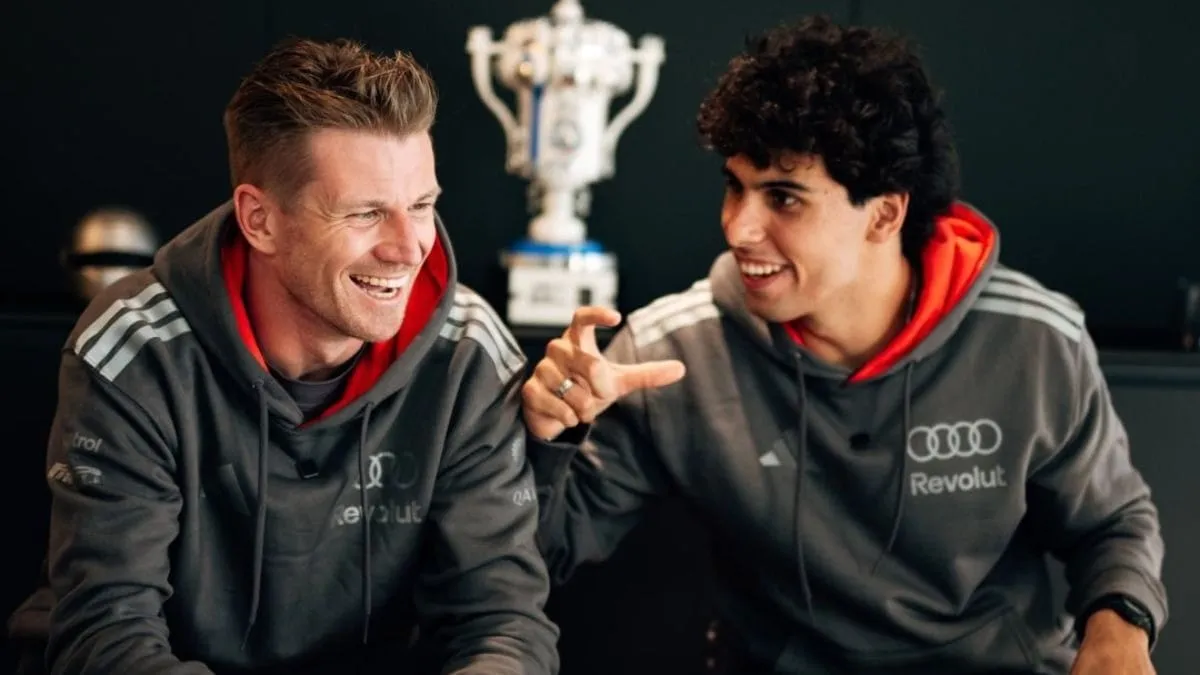 Gabriel Bortoleto e Nico Hülkenberg - Crédito: X