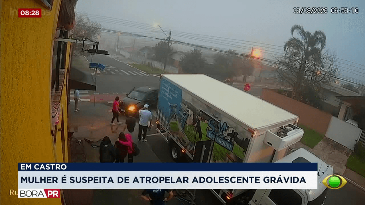 Grávida de 17 anos é atropelada de propósito em frente a padaria em Castro - QTU Questões do Universo