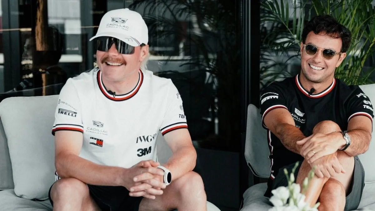 Sergio Pérez e Valtteri Bottas - Crédito: X
