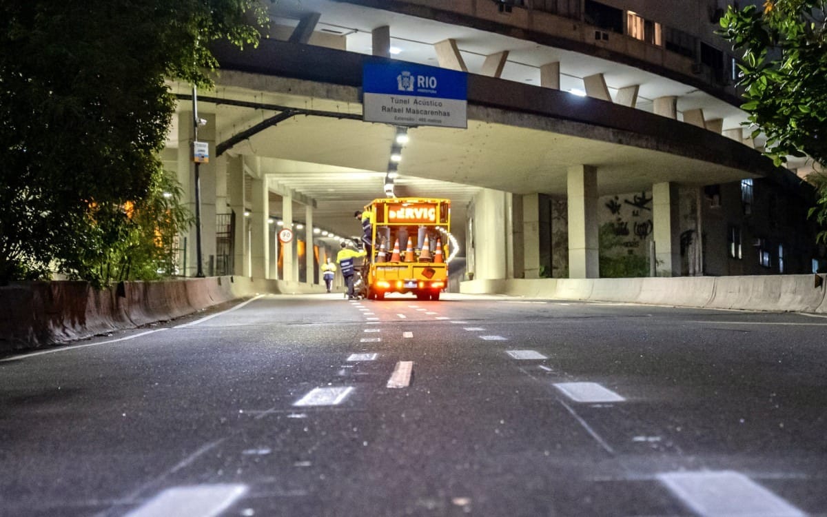Prefeitura conclui motofaixa no Túnel Acústico e anuncia novas faixas - QTU Questões do Universo
