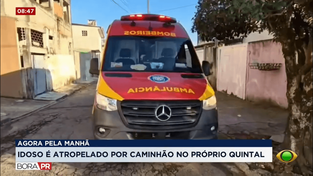 Caminhão avança dentro de quintal e prensa idoso contra parede em Curitiba - QTU Questões do Universo