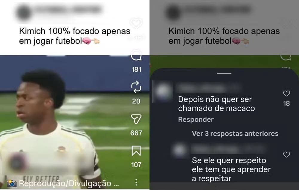 PCERJ investiga injúria racial na internet contra Vinícius Júnior - QTU Questões do Universo