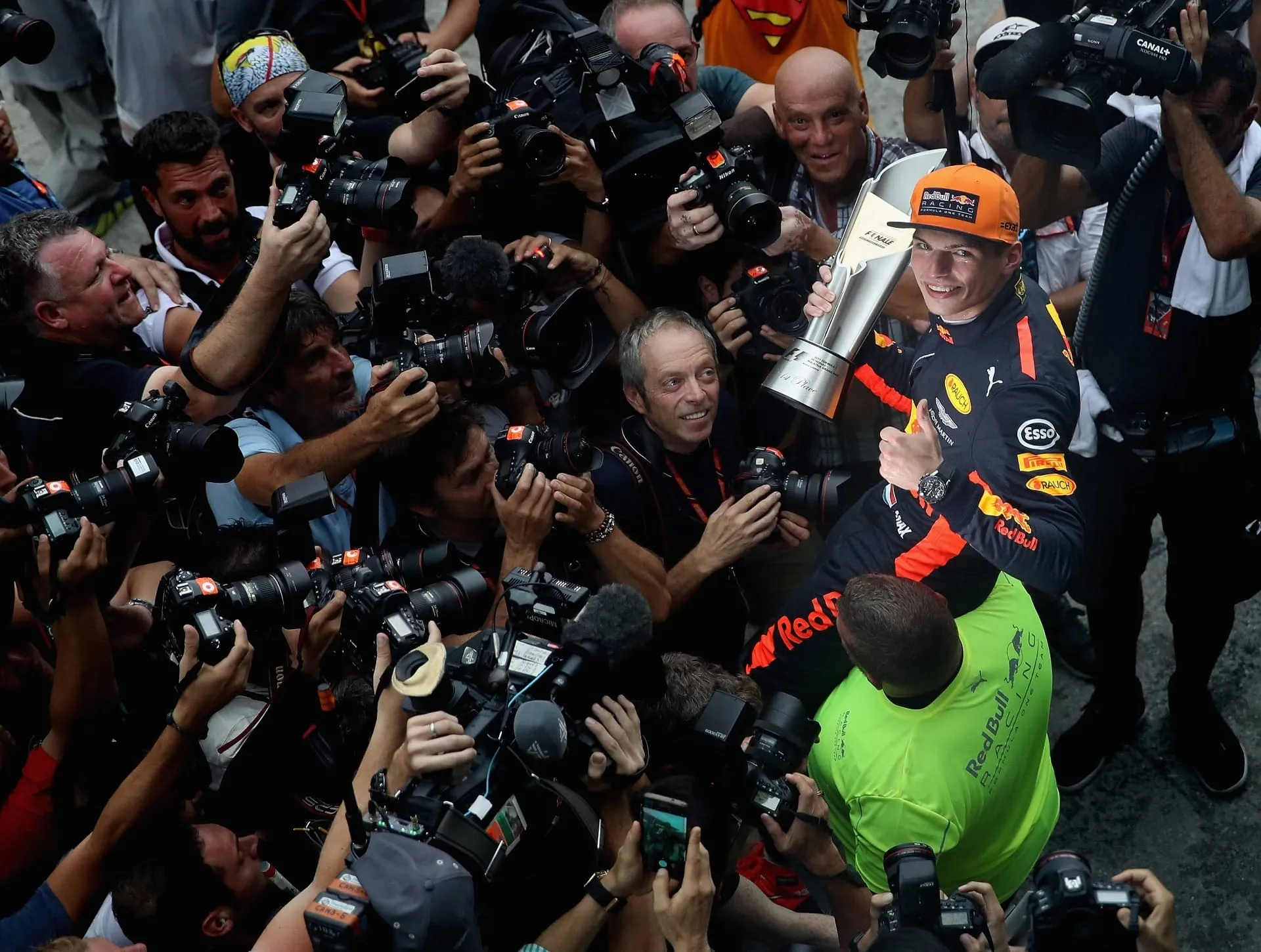 Verstappen em sua segunda vitória na história da Fórmula 1