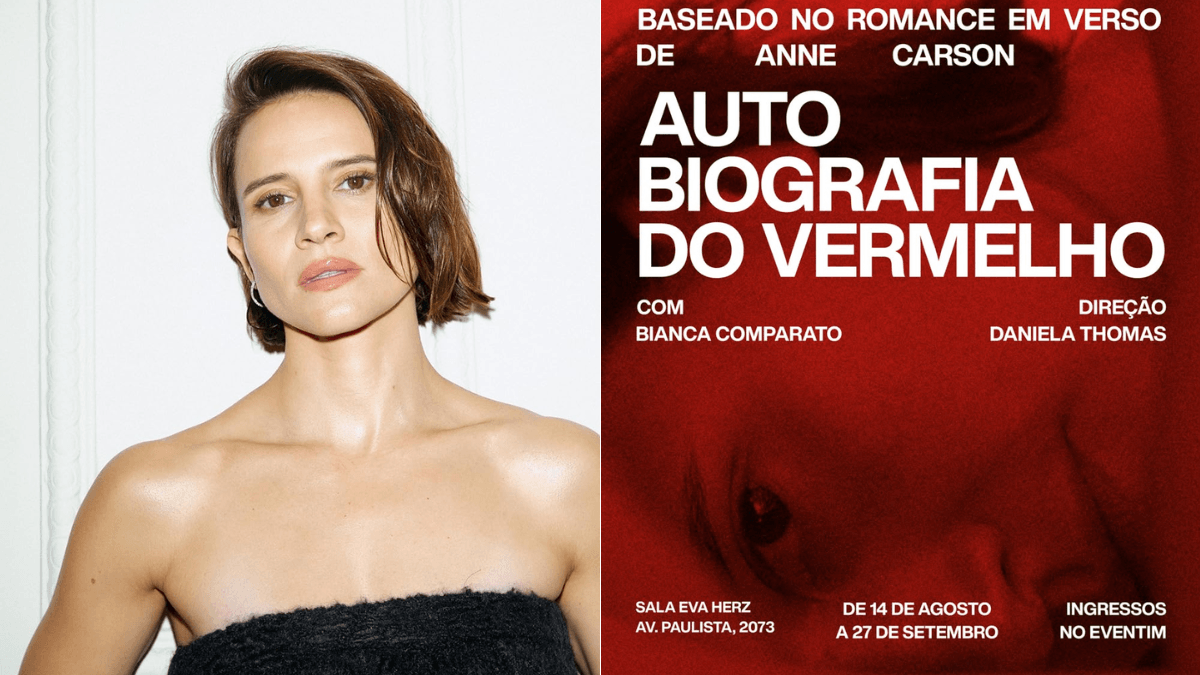 "Autobiografia do Vermelho", com Bianca Comparato, ganha novas datas em SP