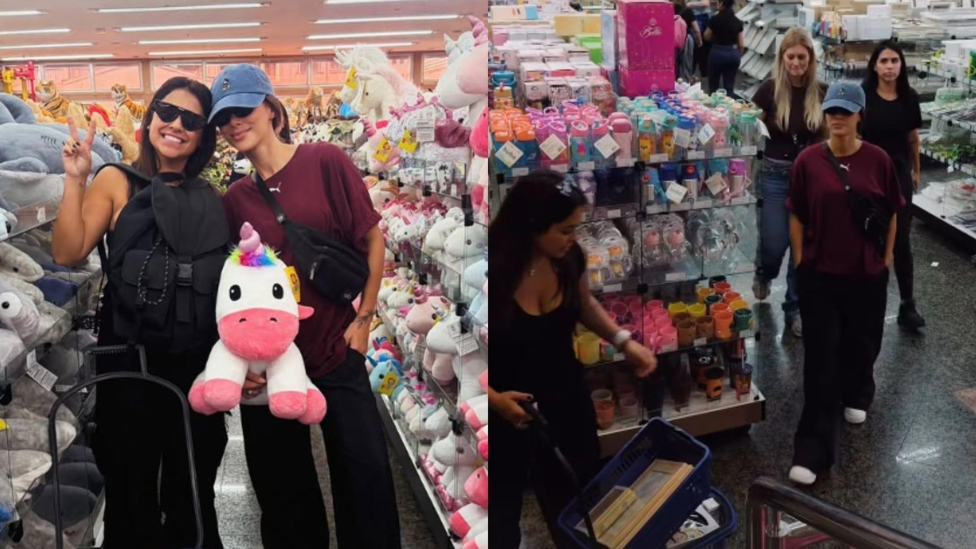 Bruna Biancardi visita 25 de Março disfarçada para comprar itens de arraial